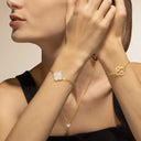 Collier LÉGENDE Doré petit Trèfle