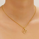 Collier LÉGENDE Trèfle doré