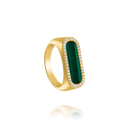 Bague STYLES Malachite