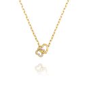 Collier doré PASSION Cœur & Trèfle