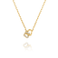 Collier doré PASSION Cœur & Trèfle