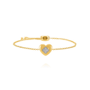 Bracelet PASSION doré Cœur & Trèfle