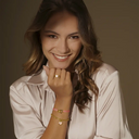 Bracelet PASSION cordelette rose