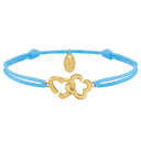 Bracelet PASSION cordelette bleu turquoise