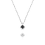 Collier LÉGENDE petit Trèfle Noir