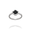 Bague LÉGENDE petit Trèfle Noir