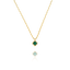Collier LÉGENDE Trèfle Malachite