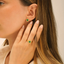 Boucles d'Oreilles Trèfle Malachite LÉGENDE