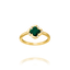 Bague Trèfle Malachite LÉGENDE
