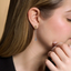 Boucles d'oreilles STYLES Maillons Bicolores
