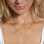 Collier solitaire doré - LÉGENDE