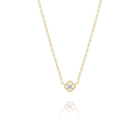 Collier solitaire doré - LÉGENDE