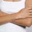 Bracelet solitaire doré - LÉGENDE