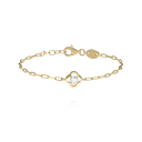Bracelet solitaire doré - LÉGENDE