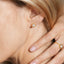 Boucles d'oreilles solitaire dorées - LÉGENDE