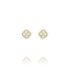 Boucles d'oreilles solitaire dorées - LÉGENDE