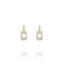 Boucles d'oreilles LÉGENDE – Motif trèfle ajouré