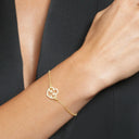 Bracelet PASSION - Motif Cœur Trèfle