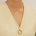Collier chaîne fine dorée FORMES