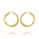 Grandes créoles FORMES torsadées