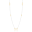 Sautoir FORMES bicolore Maillons Ovales