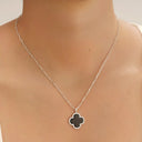 Collier LÉGENDE Trèfle Noir