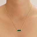 Collier STYLES  Malachite