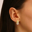Boucles d'Oreilles STYLES deux Maillons