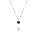 Collier LÉGENDE petit Trèfle Noir