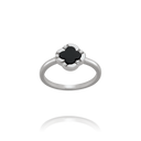 Bague LÉGENDE petit Trèfle Noir