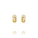 Boucles d'Oreilles Bicolores Maillons STYLES