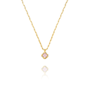 Collier LÉGENDE Trèfle Nacre Rose