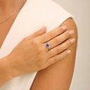 Bague Trèfle Lapis-Lazuli LÉGENDE