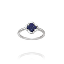 Bague Trèfle Lapis-Lazuli LÉGENDE