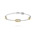 Bracelet STYLES Maillons Bicolores