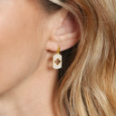 Boucles d'oreilles LÉGENDE – Motif trèfle ajouré