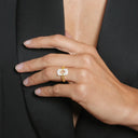 Bague LÉGENDE – Motif trèfle ajouré