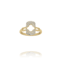 Bague LÉGENDE – Motif trèfle ajouré