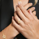 Bague PASSION - Motif Cœur Trèfle