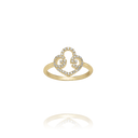 Bague PASSION - Motif Cœur Trèfle