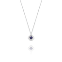 Collier réversible LÉGENDE - Argent et Lapis-Lazuli