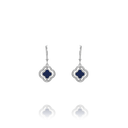 Boucles d'oreilles  réversible LÉGENDE - Argent et Lapis-Lazuli