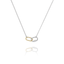 Collier STYLES – Maillons élégants en Argent Bicolore