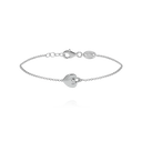 Bracelet PASSION – Cœur-cadenas en Argent et Oxyde de Zirconium