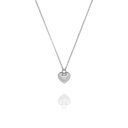 Collier PASSION – Cœur-cadenas en Argent et Oxyde de Zirconium