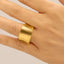 Bague dorée FORMES