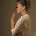 Bracelet Jonc Argent Doré FORMES