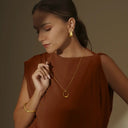 Collier chaîne fine dorée FORMES