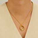 Collier chaîne fine FORMES Cercle