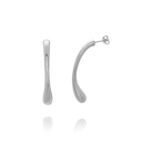 Boucles d’oreilles FORMES – Goutte en Argent Rhodié